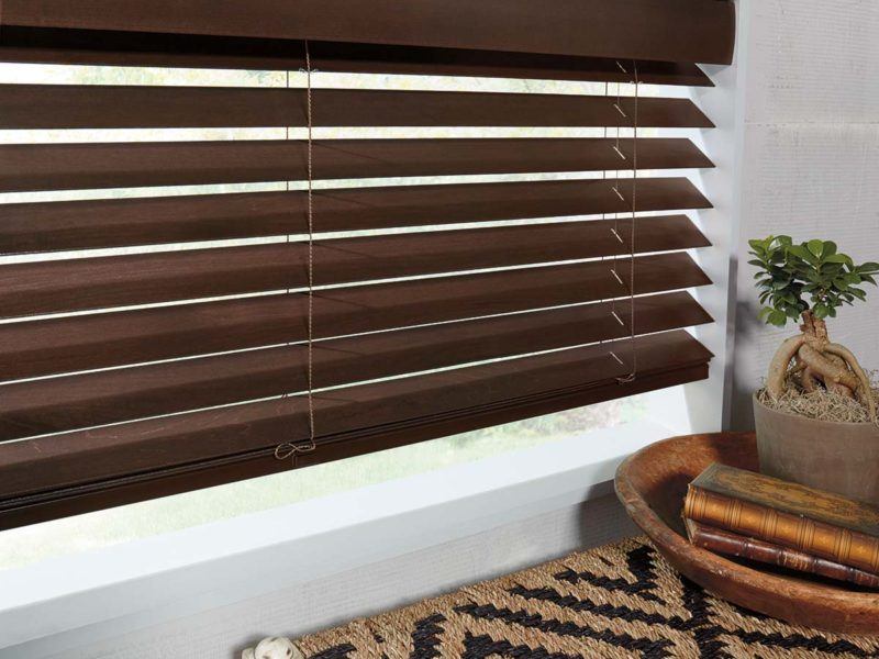 Hunter Douglas parkland wooden blinds