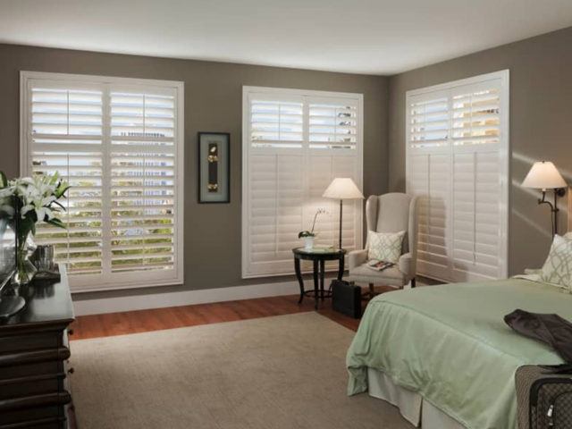 Eclipse Shutters in interior bedroom