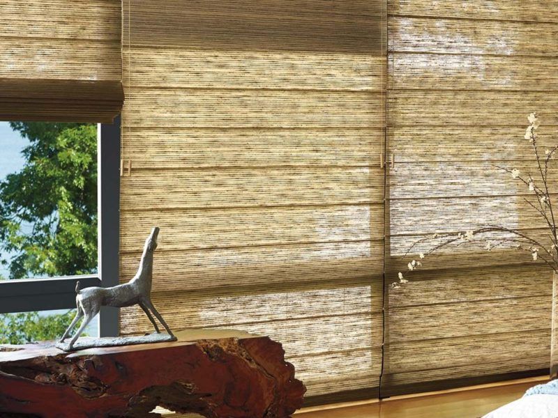 Hunter Douglas woven texture roman blinds