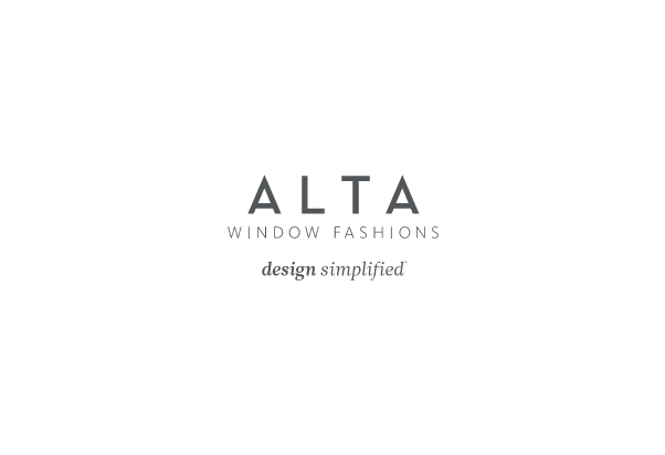 alta window fashions logo with design simplified sub headline